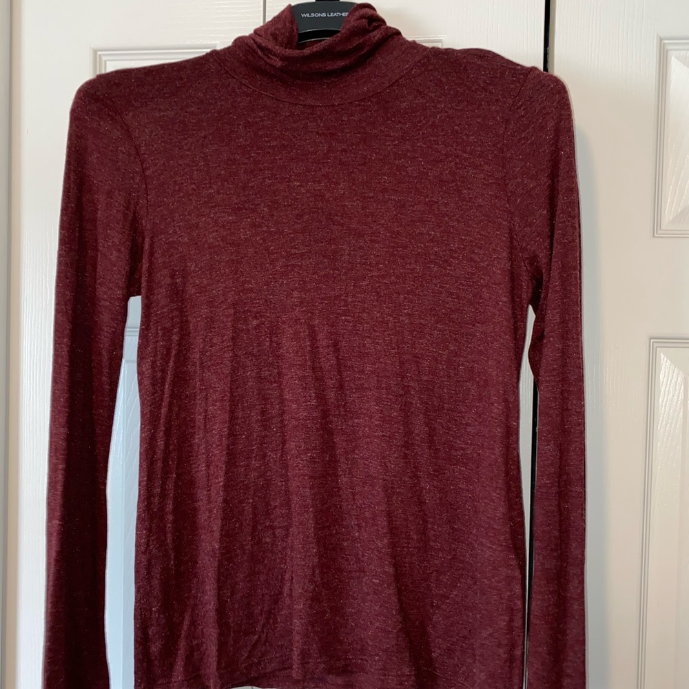 Red long sleeve sweater
